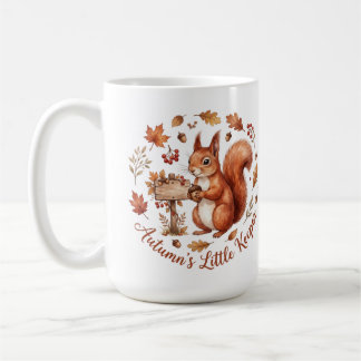 Höstens lilla ekorre-vaktare kaffemugg