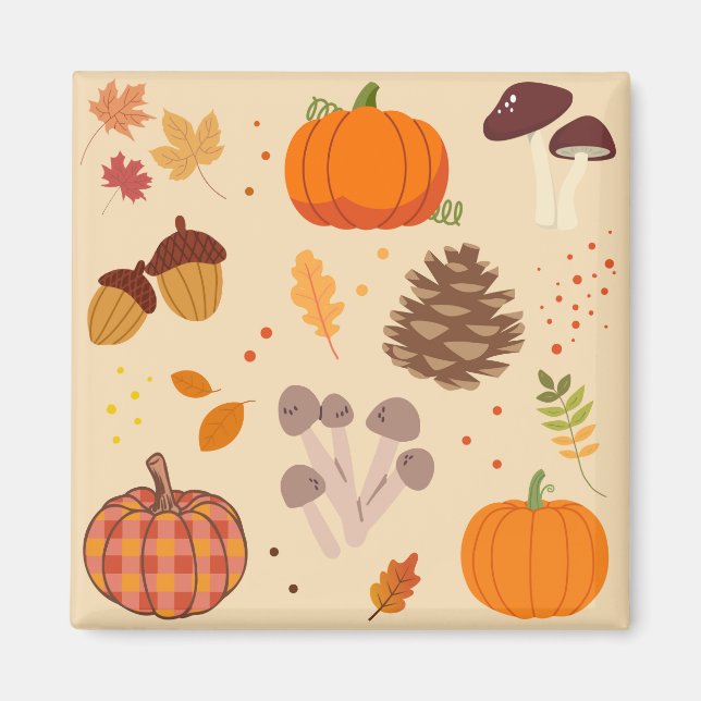 Höstens natur magnet (Framsidan)