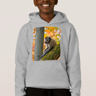 Höstens nyfikenhet: apor på zoo på hösten t shirt