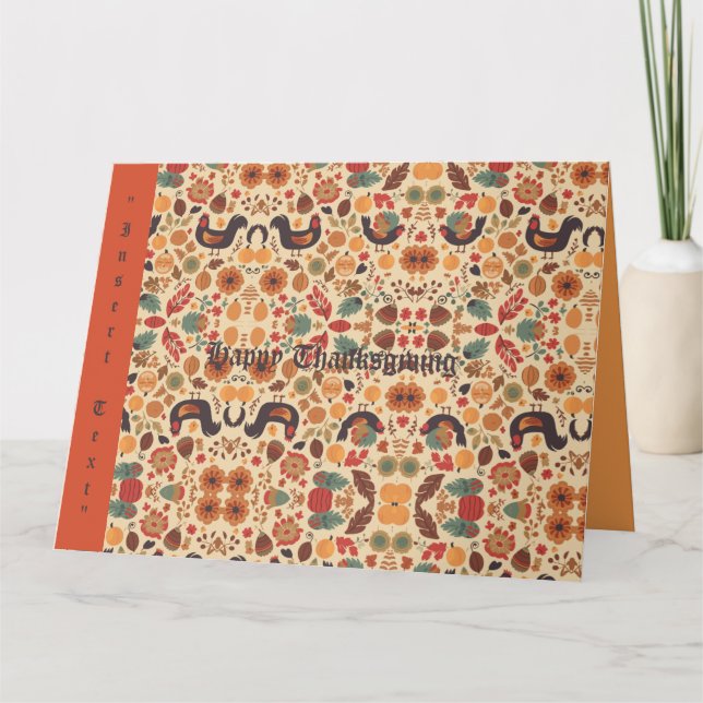 Höstens Överflöd Kort (Framsida)