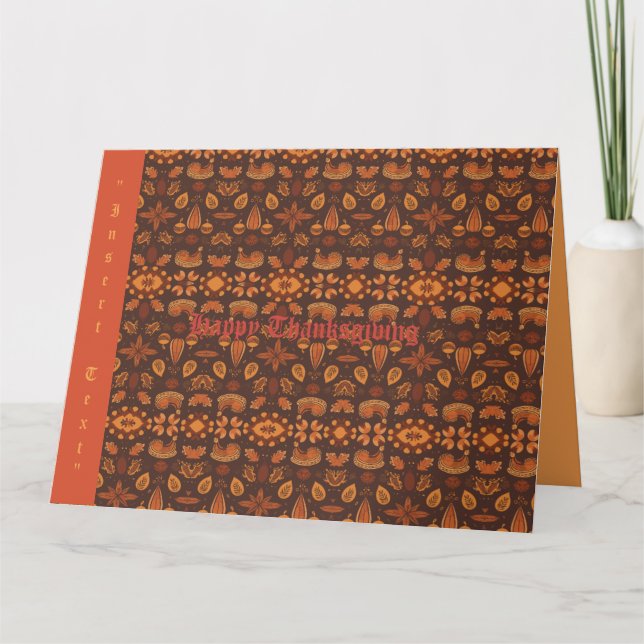 Höstens Överflöd Kort (Framsida)