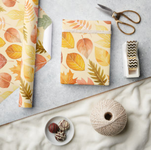 Höstens pastellfärger presentpapper