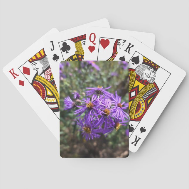 Höstens purpurskimmer casinokort (Baksidan)