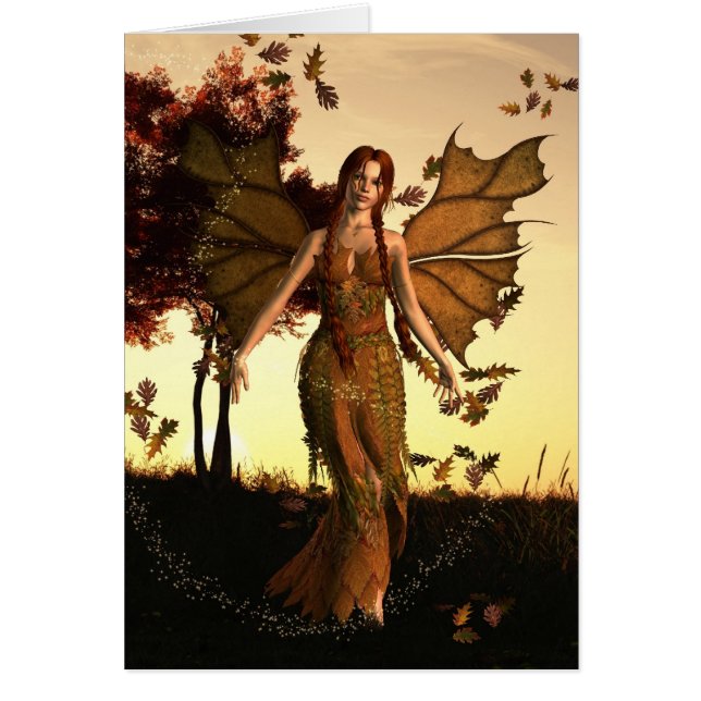 Höstens själ hälsningskort (Framsidan)