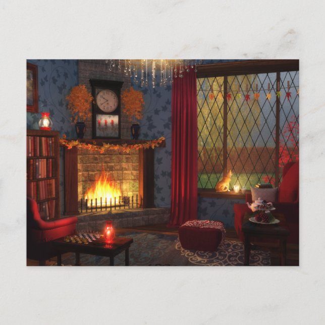 Höstens stillhet vykort (Framsida)