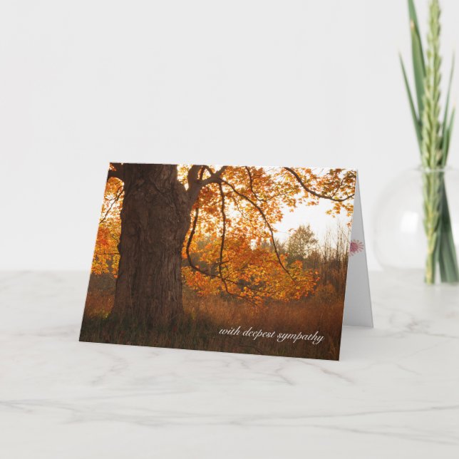 höstens sympati kort (Framsida)