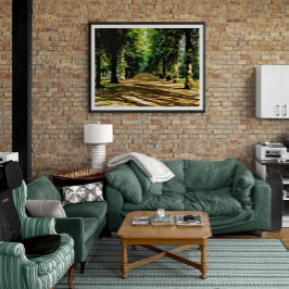 Höstens Träd-linda tunnel Fototryck