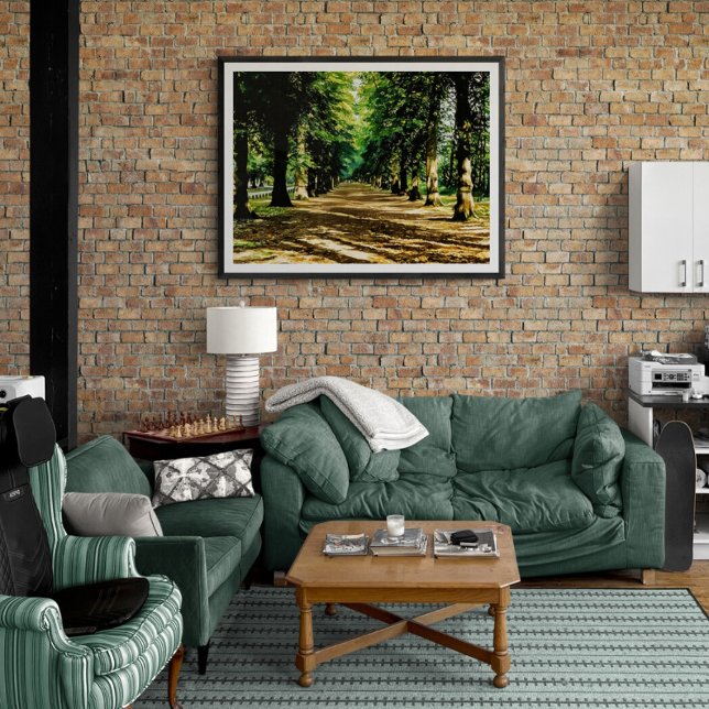 Höstens Träd-linda tunnel Fototryck (Skapare uppladdad)