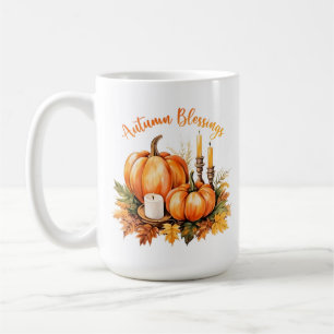 Höstens välsignelser kaffemugg