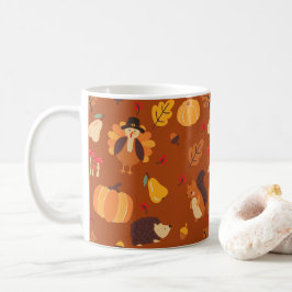 Höstens vänner kaffemugg
