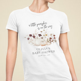Höstens vilda blommor - Baby Shower T Shirt