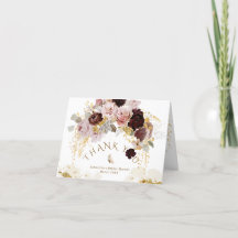 Höstens vilda blommor Guld Blommig Bröllopsfest