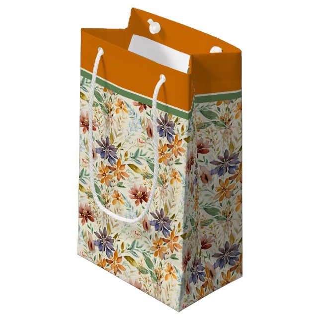 Höstens vilda blommor mönster (Framsidan Vinklad)