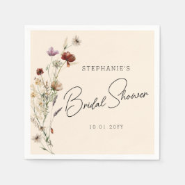 Höstens vilda bröllopsfest pappersservett