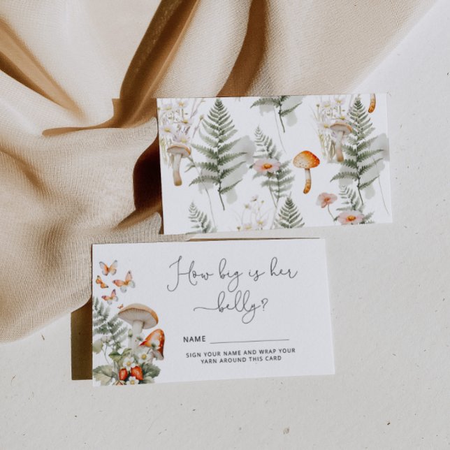 Höstens vilda svamp hur stor är mammas mage tilläggskort (Skapare uppladdad)