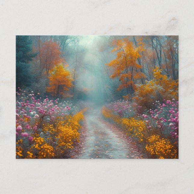 Höstens viskningar vykort (Framsida)