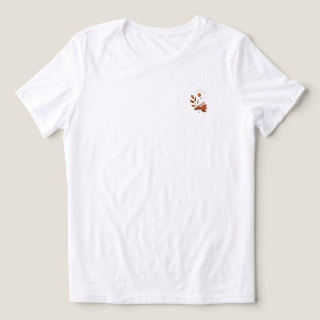 Höstestetisk T-shirt (Design Framsida)