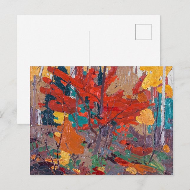 Höstfall | Tom Thomson | Vykort (Fram/baksida)