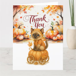 Höstfälla för småbarn för kattlover tack kort