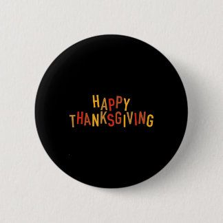 Höstfärg Söt Behaglig Glad Thanksgiving-design Knapp