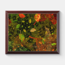 Höstfärgad dekorativ design