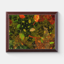 Höstfärgad dekorativ design