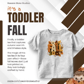 Höstfärgad falskt garnerad fin jersey t-shirt för