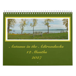 Höstfärger Adirondack 12 Månaders Kalender
