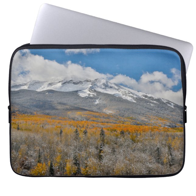 Höstfärger Aspens &  | Klippiga bergen, Colorado Laptop Fodral (Framsidan)