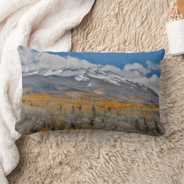 Höstfärger Aspens &  | Klippiga bergen, Colorado Lumbarkudde (Filt)
