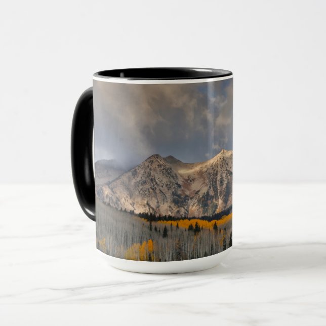 Höstfärger av asp, Keebler Pass Mugg (Framsida vänster)