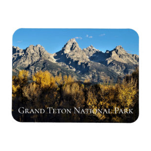 Höstfärger Grand Teton National Park Wyoming Magnet