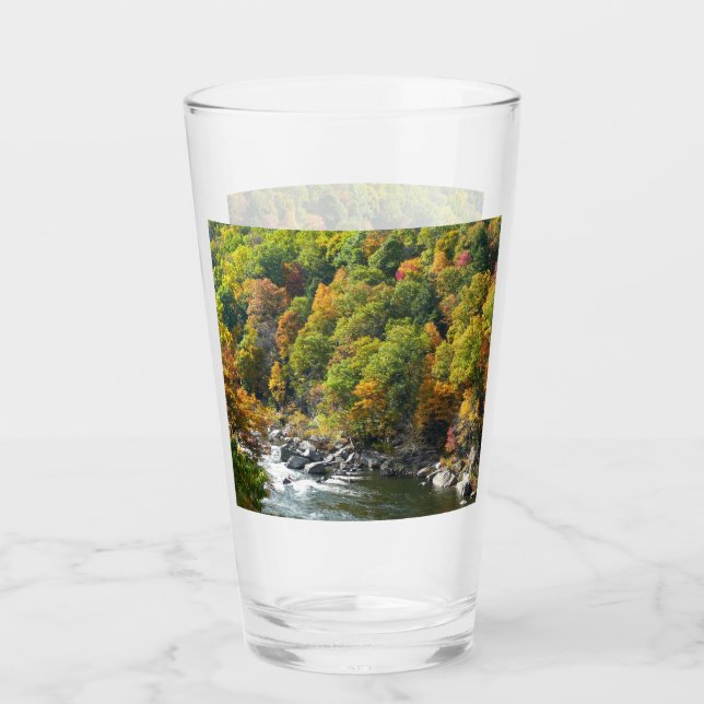Höstfärger i Ohiopyle State Park Glaskopp (Framsida)