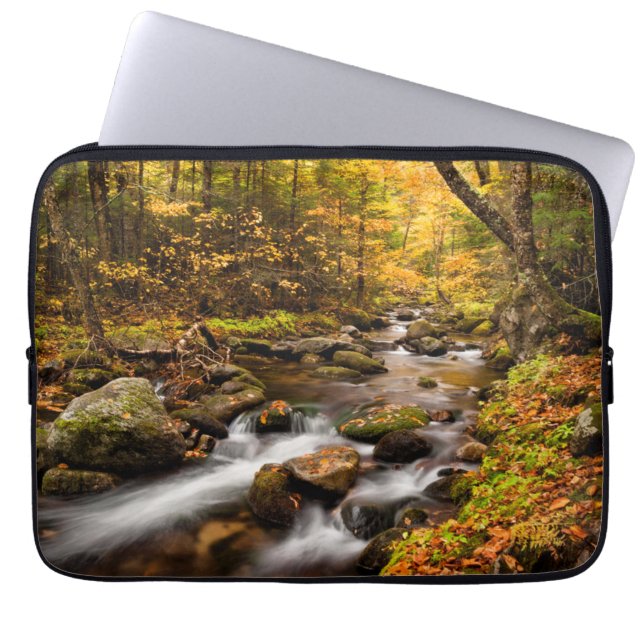 Höstfärger Jefferson Brook | Vita bergen Laptop Fodral (Framsidan)