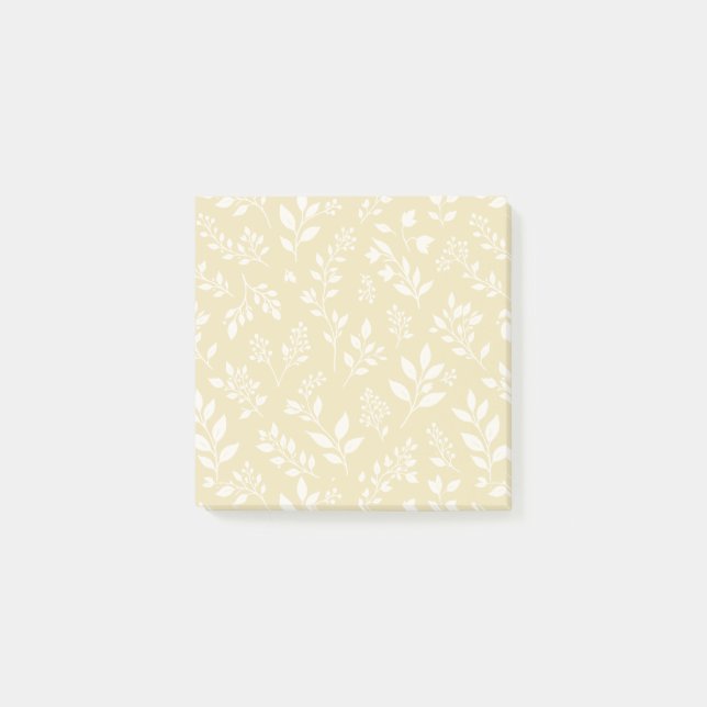 Höstfärger Neutral - Guldvete Post-it Block (Framsida)