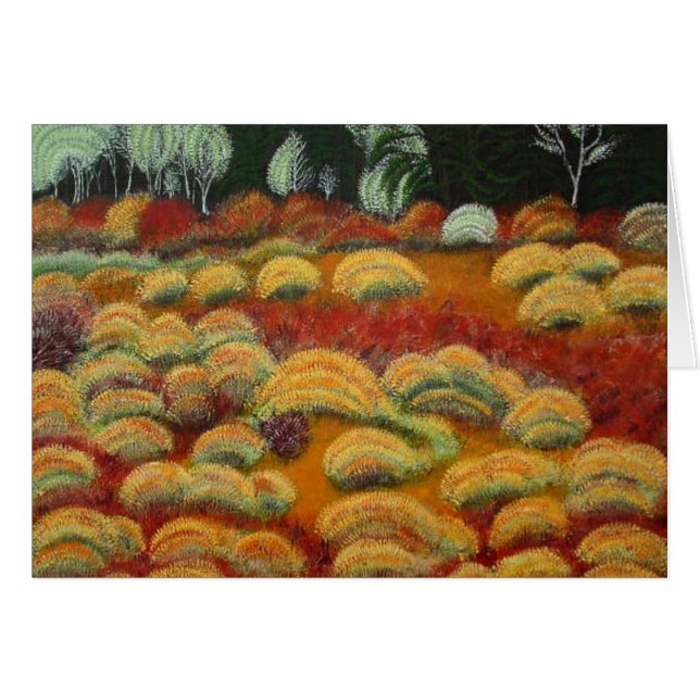 HöstFenCimarron kanjon NM Hälsningskort (Framsidan Horizontal)