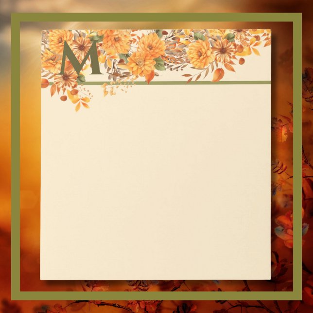 Höstfestligt Anteckningsblock (AUTUMN FESTIVE NOTEPAD)