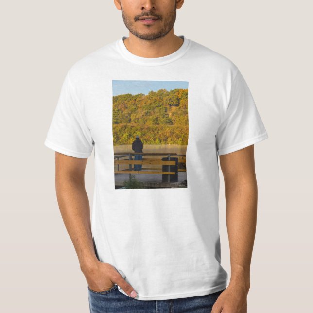 Höstfiske Lake Springfield T-shirt (Framsida)