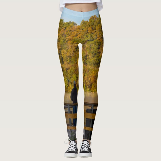 Höstfiske Sjö Springfield Leggings (Framsida)