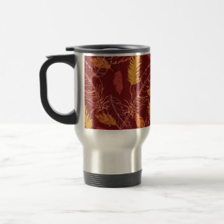 Höstfjädrar Kaffe/Te-resekopp Resemugg