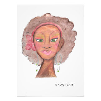 Höstflicka Fototryck