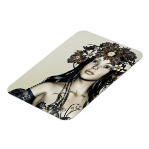 Höstflicka Magnet