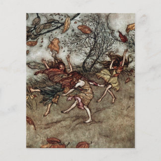 "Höstflickor" av Arthur Rackham