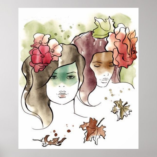 Höstflickor Poster (Framsidan)