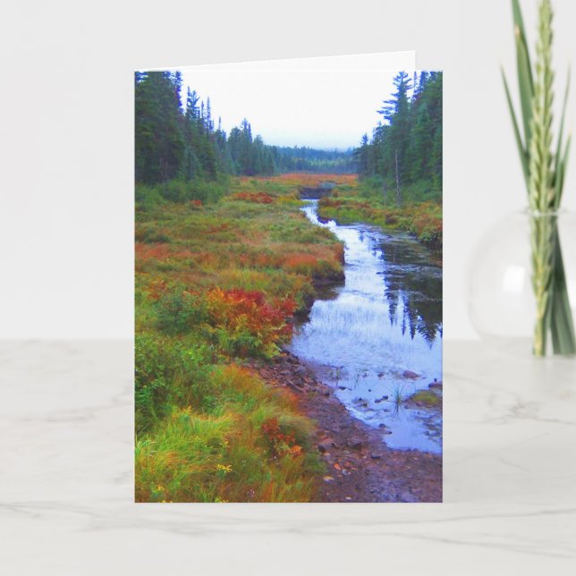 Höstfloden landskap kort (Framsida)