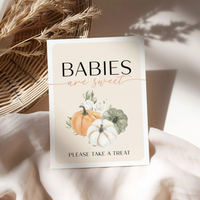 Höstfödelsedag Spädbarn är ett svalt tecken Poster (Skapare uppladdad)