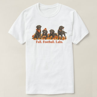 Höstfotboll Labs Höst Svart Lab Hund Humor Höst T Shirt