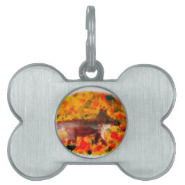 Höstfox-Vild - djur Namnbricka Husdjur