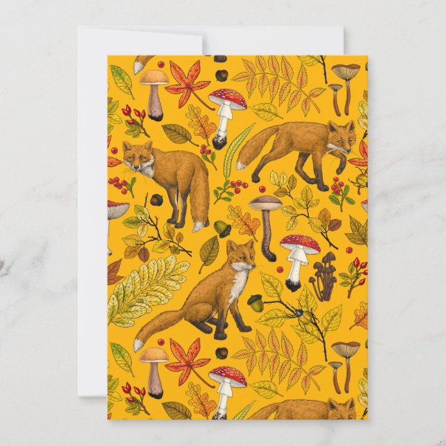 Höstfoxar på orangen (Framsida)