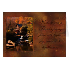 Höstfyllning, Thanksgiving Hälsningskort
